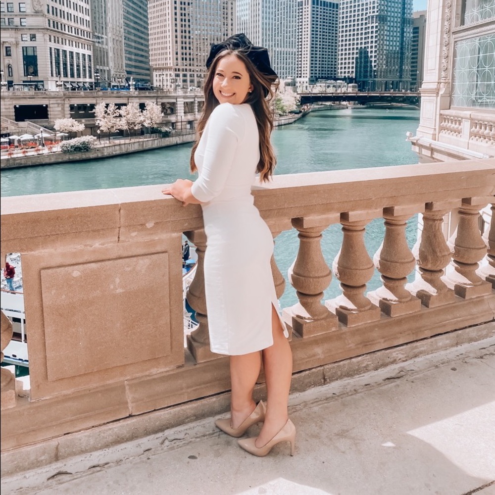 White Midi Dress